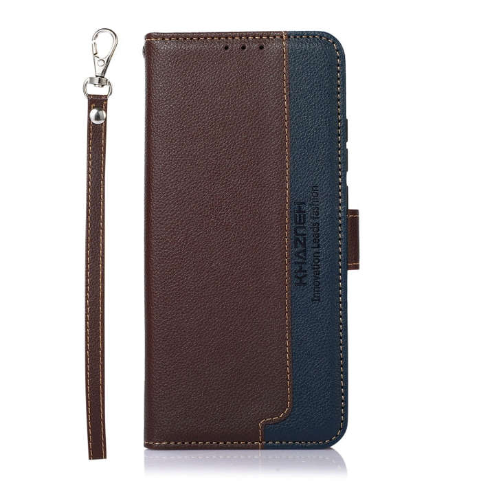 For Sony Xperia 5 VI KHAZNEH Litchi Texture Leather RFID Phone Case(Brown)