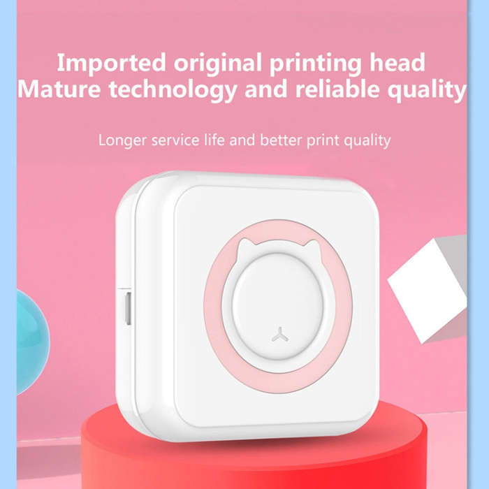 C15 Portable Multifunction Mini Printer Support OCR Text Scanning(Green)