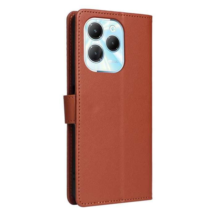 For Infinix Hot 40 / 40 Pro 3-Card Slots Multifunctional Leather Phone Case(Brown)