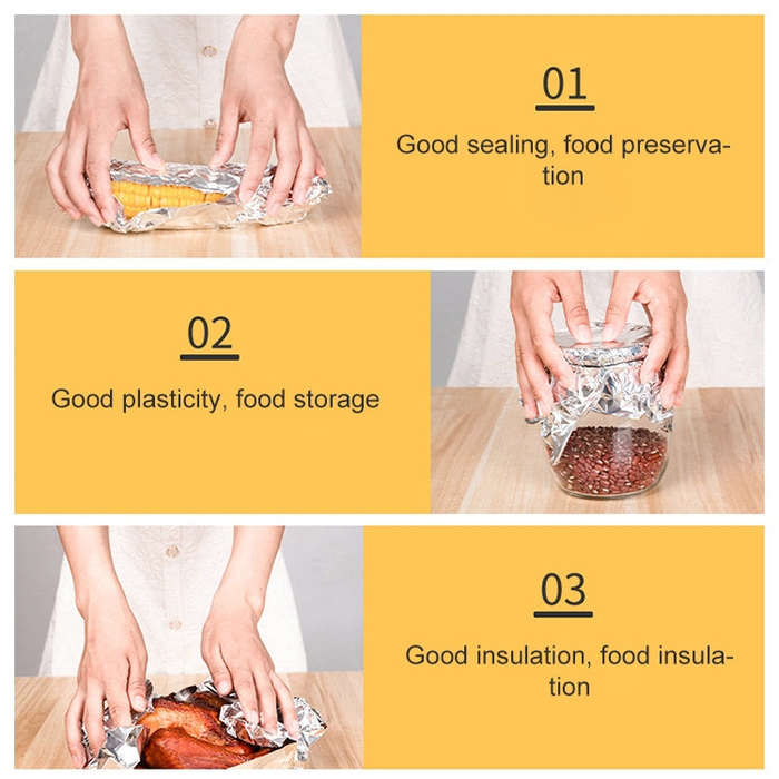 Thickened BBQ Tin Foil Baking Aluminum Foil 30cmx10m