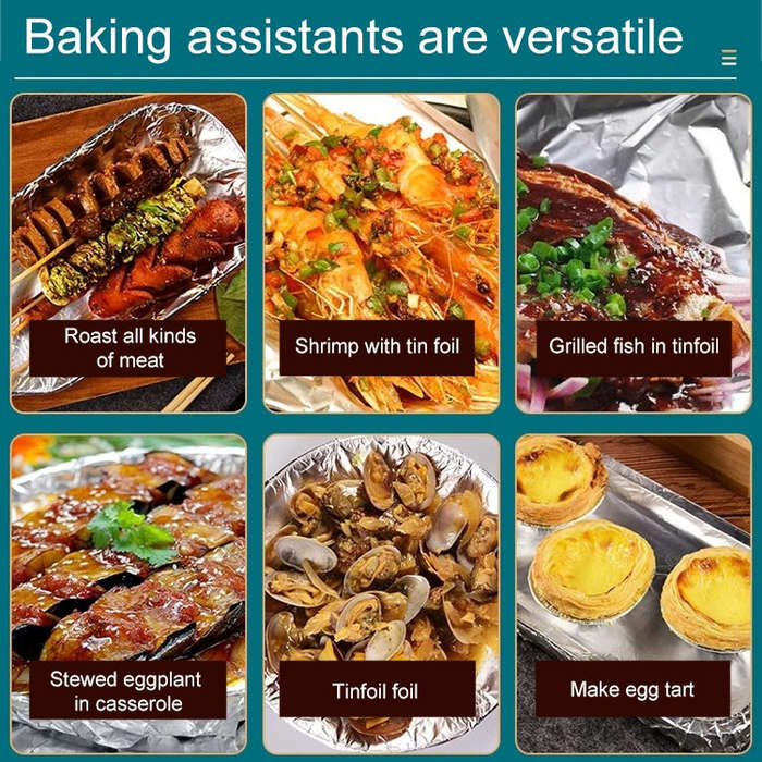 Thickened BBQ Tin Foil Baking Aluminum Foil 30cmx10m