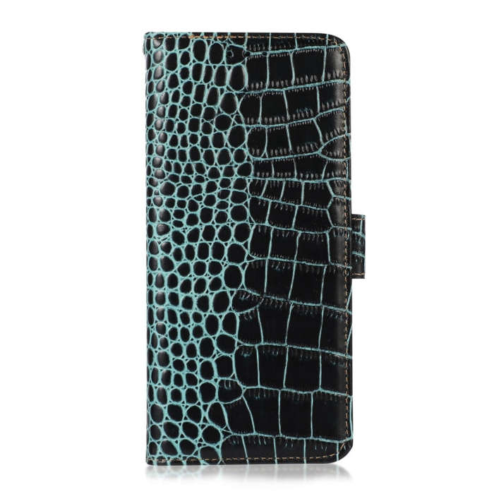 For Sony Xperia 1 VI Crocodile Top Layer Cowhide Leather Phone Case(Green)