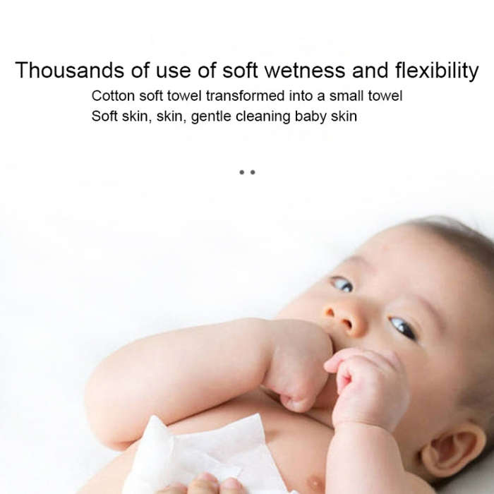 Baby Cotton Soft Towel Wet & Dry Dual Use Disposable Face Towel, Specification: 100pcs / Pack