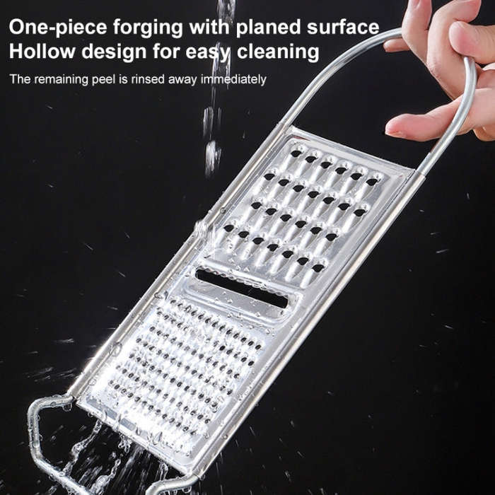 Kitchen Stainless Steel Vegetables Cutter Potato Grater(5# Curved)