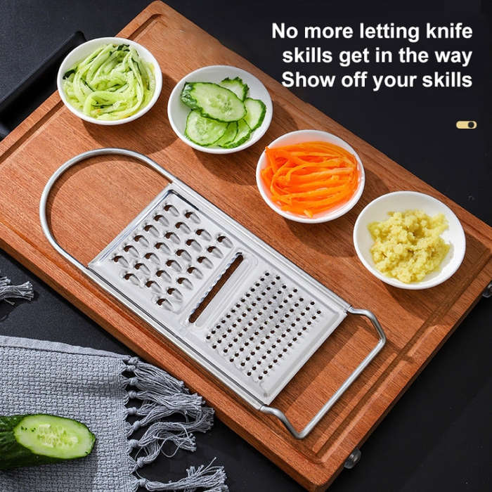 Kitchen Stainless Steel Vegetables Cutter Potato Grater(5# Curved)