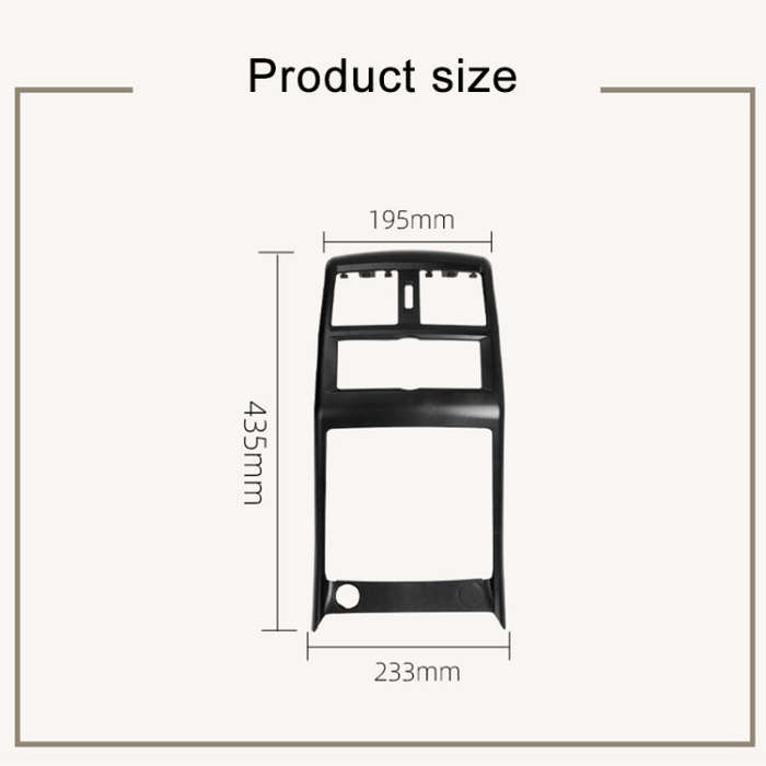 For Mercedes Benz ML320 / GL450 Car Rear Air Conditioner Air Outlet Panel Cover 166 680 7003, Sty...