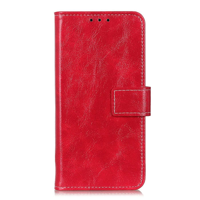 For Honor X6b Retro Crazy Horse Texture Flip Leather Phone Case(Red)