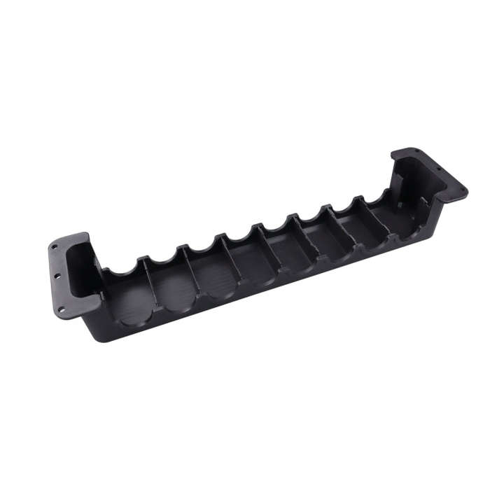 RV 600A High Current busbar 8-way Straight M10 Wiring Studs(Black)