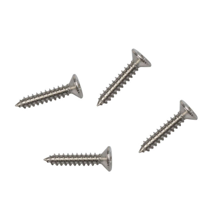 A8627 2 Pair RV Hatch Semi-circular Retainer Kit with Screws(White)