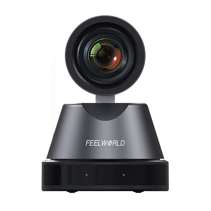 FEELWORLD 4K12X 4K PTZ Camera 12X Optical Zoom AI Tracking HDMI USB IP Remote Control(US Plug)