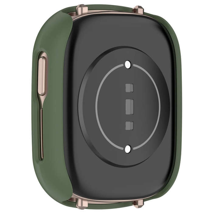 For Honor Watch 4 Half Coverage Hollow PC Watch Protective Case(Dark Green)