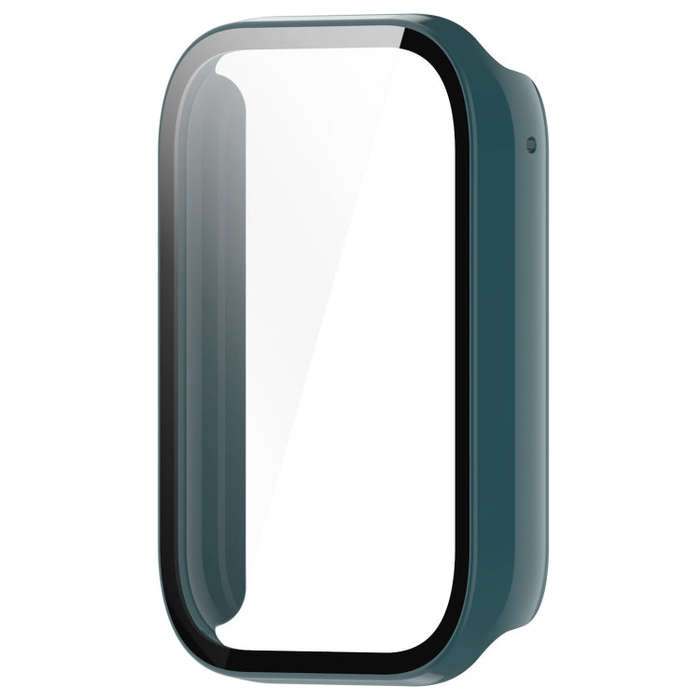 For Xiaomi Mi Band 8 Pro PC + Tempered Glass Film Integrated Watch Protective Case(Pine Green)