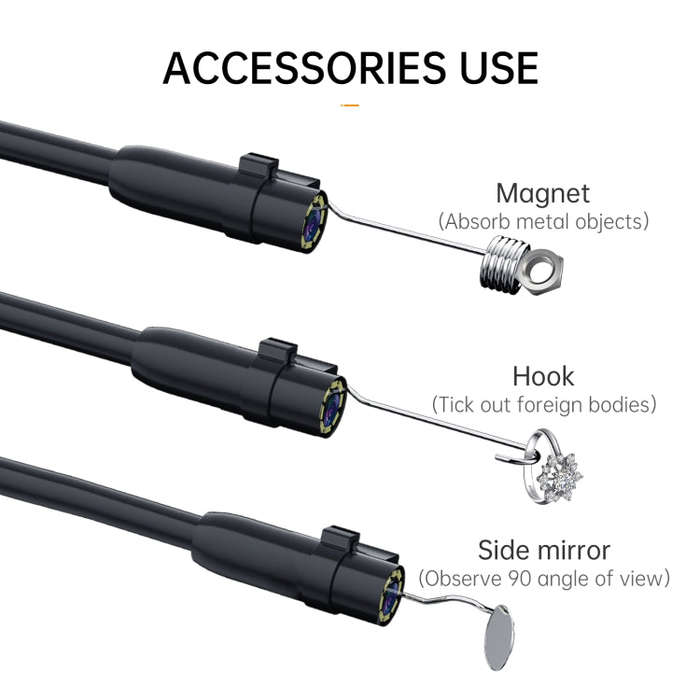 P200 5.5mm Front Lenses Integrated Industrial Pipeline Endoscope with 4.3 inch Screen, Spec:100m ...