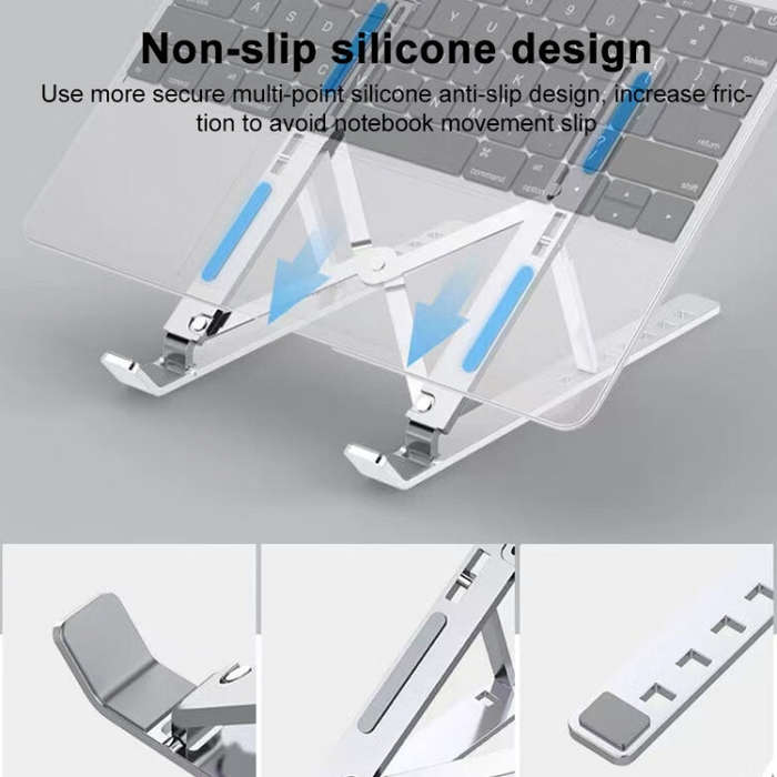Lenovo Thinkplus Desktop Laptop Folding Holder CT10(Silver)