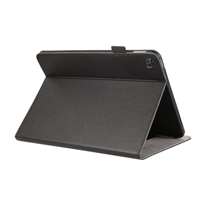 For Huawei MatePad T 10 / T 10s Litchi Texture Leather Sucker Tablet Case(Black)