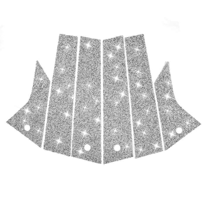For Ford Mustang Mach E 2021 Car B-pillar Diamond Decorative Sticker