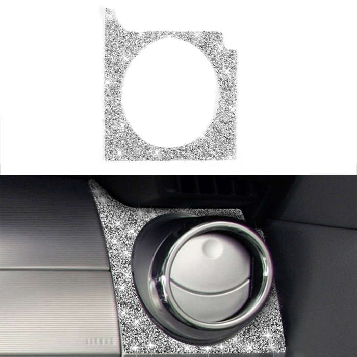 For Ford Mustang 2005-2009 Car Right Air Outlet Diamond Decorative Sticker, Left Drive