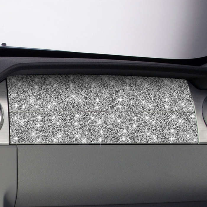 For Ford Mustang 2005-2009 Car Airbag Cover Diamond Decorative Sticker, Left Drive
