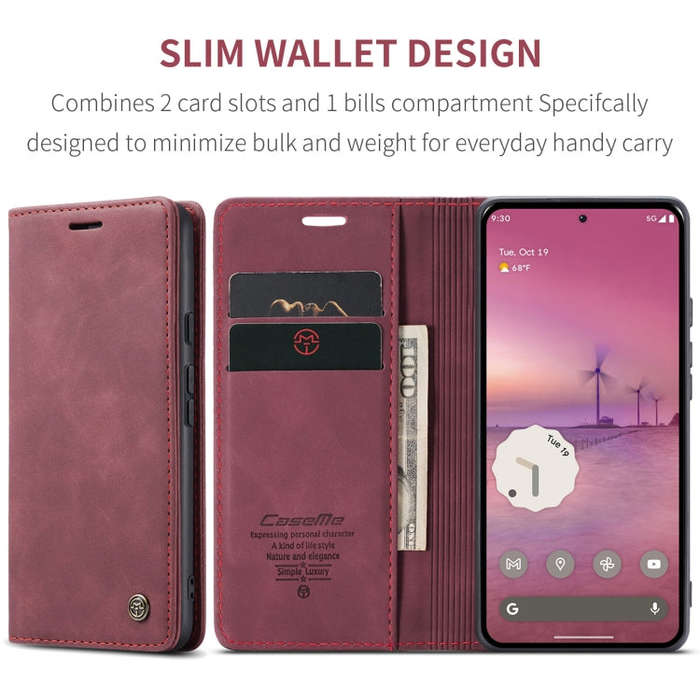 For Google Pixel 10 Pro XL / 9 Pro XL CaseMe 013 Multifunctional Horizontal Flip Leather Phone Ca...