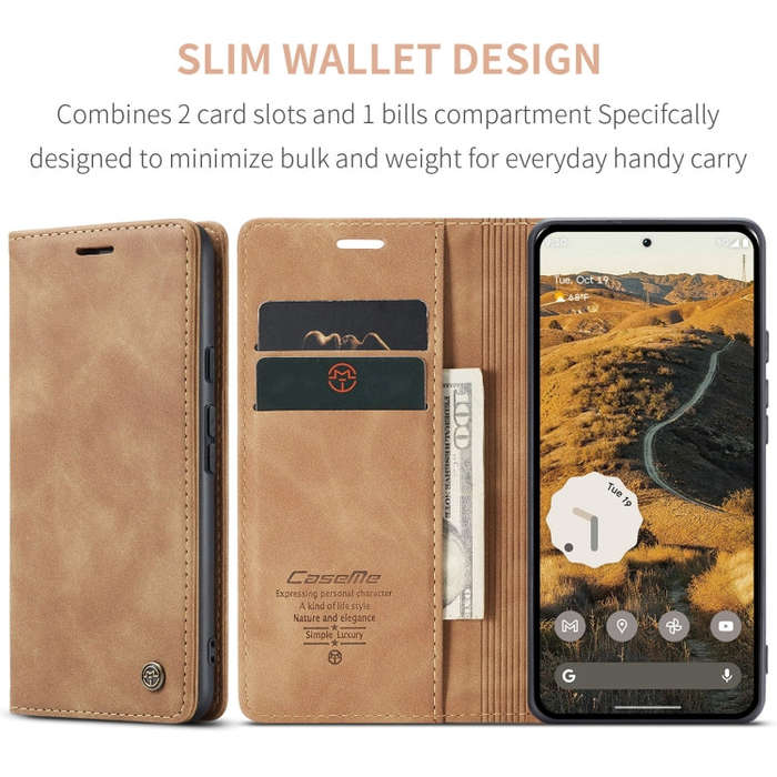 For Google Pixel 10 Pro XL / 9 Pro XL CaseMe 013 Multifunctional Horizontal Flip Leather Phone Ca...