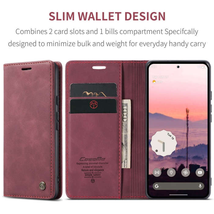 For Google Pixel 10 / 10 Pro / 9 CaseMe 013 Multifunctional Horizontal Flip Leather Phone Case(Wi...