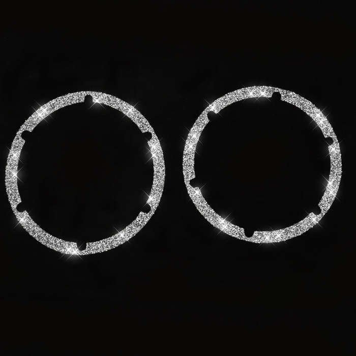 For Nissan 350Z 2003-2009 Car DVD Player Diamond Decorative Sticker,Left and Right Drive Universal