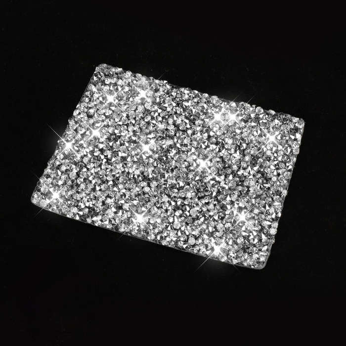 For Nissan 350Z 2003-2009 Car Passenger Storage Box Latch Diamond Decorative Sticker, Right Drive