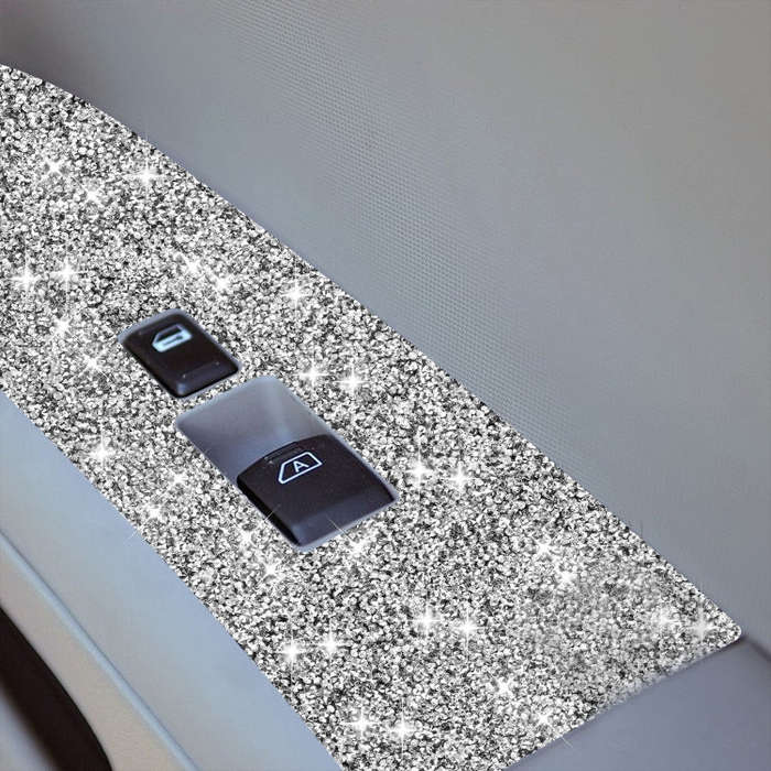 For Nissan 350Z 2006-2009 Car Glass Lifting Diamond Sticker, Left Drive
