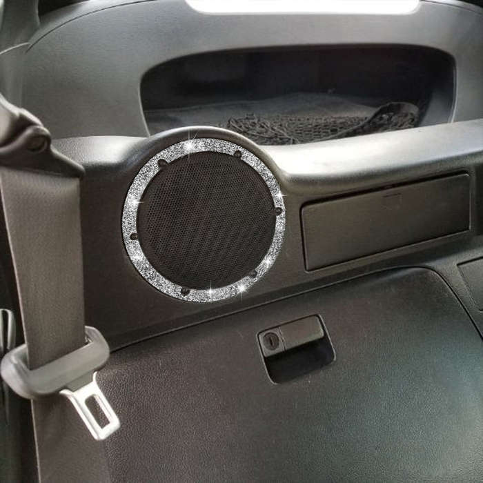 For Nissan 350Z 2006-2009 Car Rear Speaker Surround Diamond Sticker,Left and Right Drive Universal