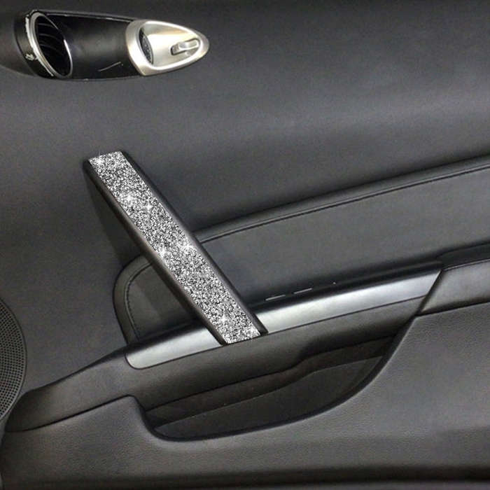For Nissan 350Z 2006-2009 Car Passenger Side Door Handle Diamond Sticker, Right Drive