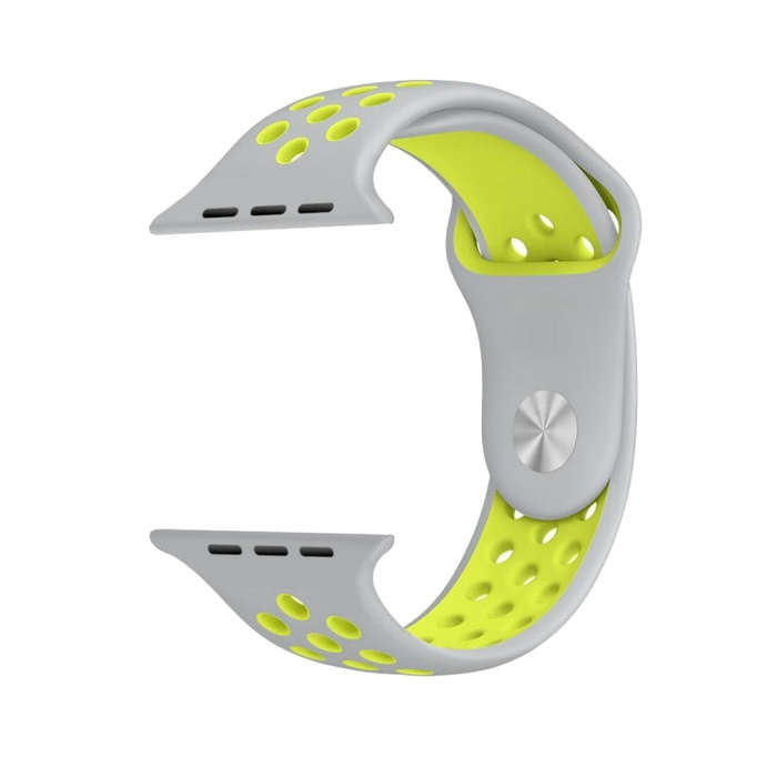 For Apple Watch Ultra 49mm / Series 8&7 45mm / SE 2&6&SE&5&4 44mm / 3&2&1 42mm Sport Silicone Wat...