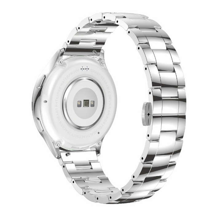 AK53 IP67 BT5.2 1.32inch Smart Watch Support Voice Call / Health Monitoring, Style:Pearl Steel St...