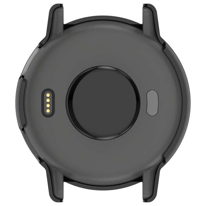 For Garmin vivoactive 5 / Active 5 PC + Tempered Film Integrated Watch Protective Case(Black)