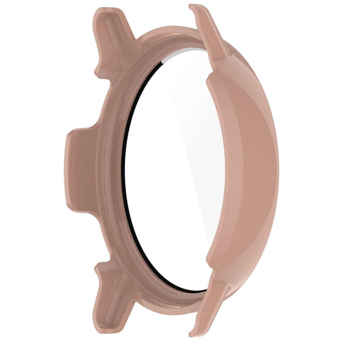 For Garmin vivoactive 5 / Active 5 PC + Tempered Film Integrated Watch Protective Case(Pink)