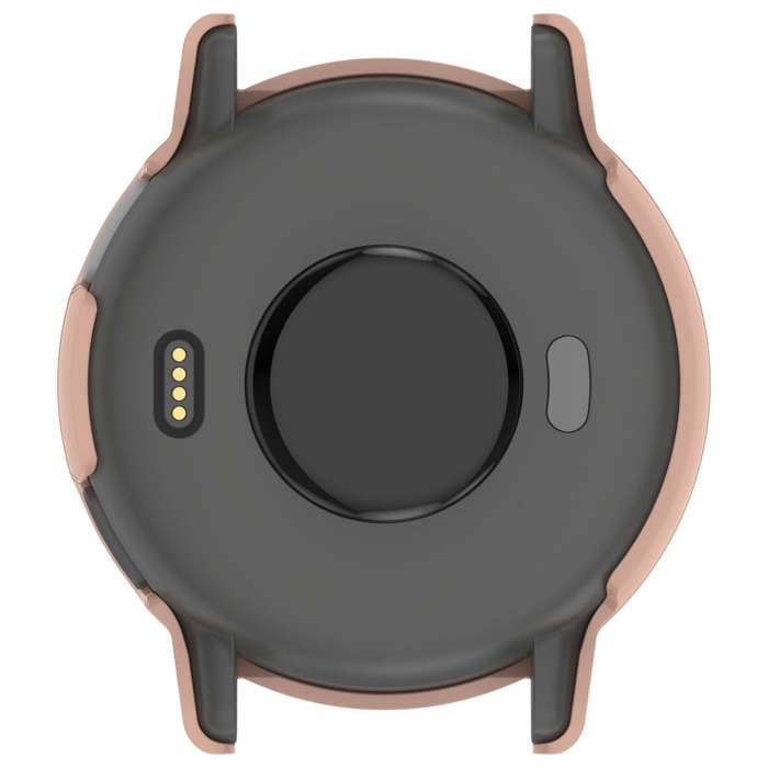 For Garmin vivoactive 5 / Active 5 PC + Tempered Film Integrated Watch Protective Case(Pink)