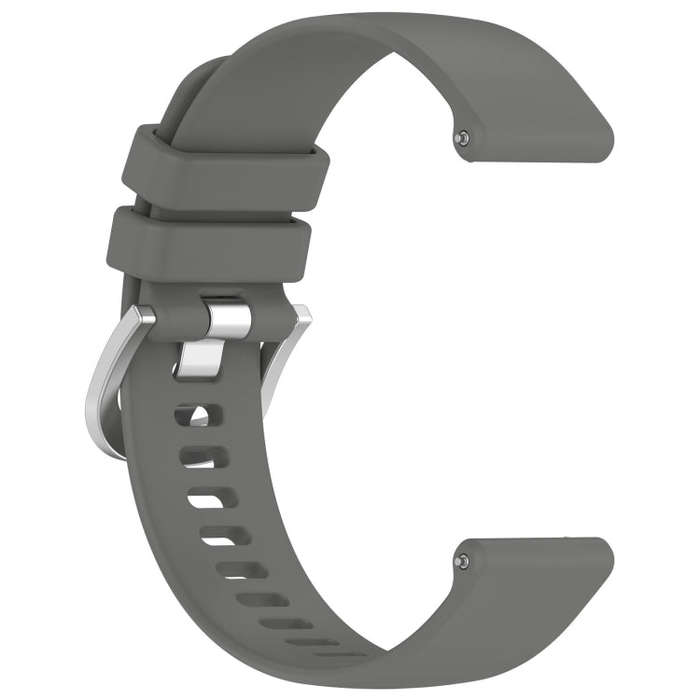 For Garmin vivoactive 5 / Active 5 20mm Silicone Watch Band(Dark Grey)