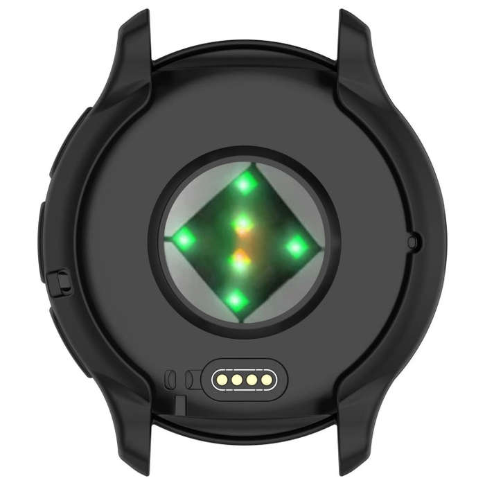 For Garmin Venu 3S Half Pack Hollow TPU Armor Watch Protective Case(Black)