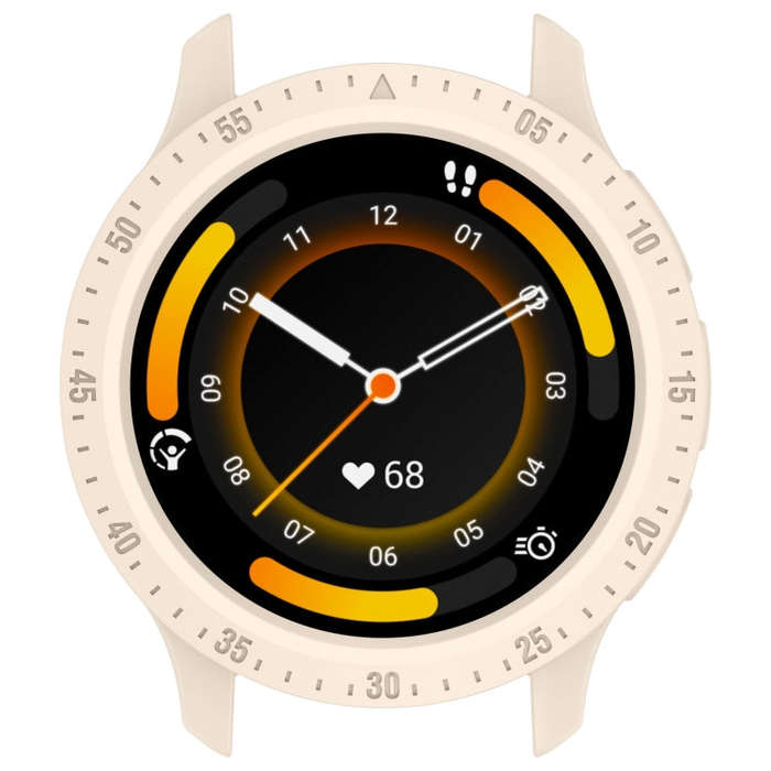 For Garmin Venu 3S Half Pack Hollow TPU Armor Watch Protective Case(Starlight Color)