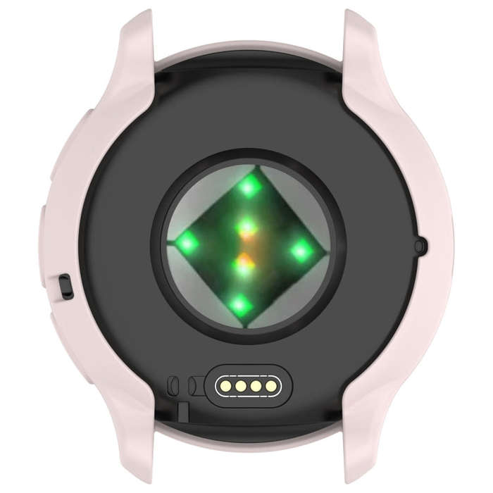 For Garmin Venu 3 Half Pack Hollow TPU Armor Watch Protective Case(Light Pink)