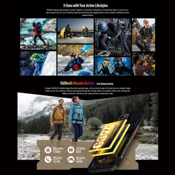 [HK Warehouse] Ulefone Power Armor 18T Ultra Version 5G Thermal Imaging Rugged Phone, 12GB+512GB,...