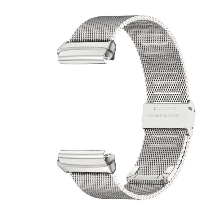 For Redmi Watch 3 Lite / Watch 3 Active Mijobs Milan Buckle Metal Watch Band(Silver)