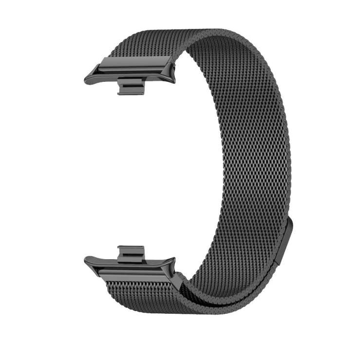 For Xiaomi Smart Band 9 Pro / 8 Pro Mijobs Milan Magnetic Stainless Steel Watch Band(Black)
