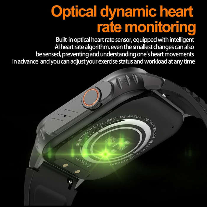 G41 Smart Bracelet, 2.01 inch IP67 Waterproof Smart Watch, Bluetooth Call / Heart Rate / Non-inva...