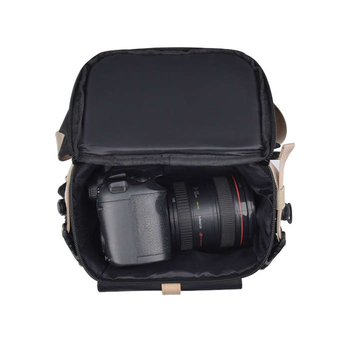 Cwatcun D90 Contrast Color Single Shoulder Camera Bag Outdoor Camera Bag Professional Crossbody H...