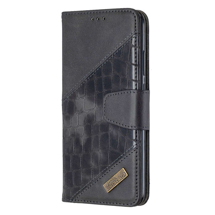 For Huawei Y7P Matching Color Crocodile Texture Horizontal Flip PU Leather Case with Wallet & Hol...