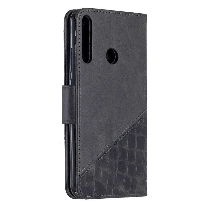 For Huawei Y7P Matching Color Crocodile Texture Horizontal Flip PU Leather Case with Wallet & Hol...