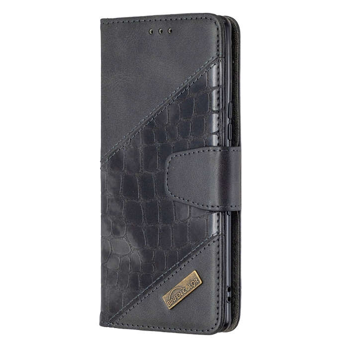 For Sony Xperia L4 Matching Color Crocodile Texture Horizontal Flip PU Leather Case with Wallet &...