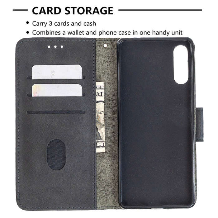 For Sony Xperia L4 Matching Color Crocodile Texture Horizontal Flip PU Leather Case with Wallet &...
