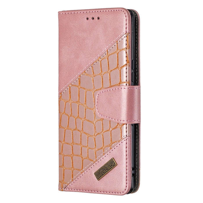 For Sony Xperia L4 Matching Color Crocodile Texture Horizontal Flip PU Leather Case with Wallet &...