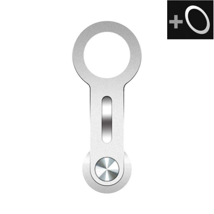 ZF012 For Tesla Magnetic Hidden Phone Holder, with 2pcs Magnets Sheet(Silver)